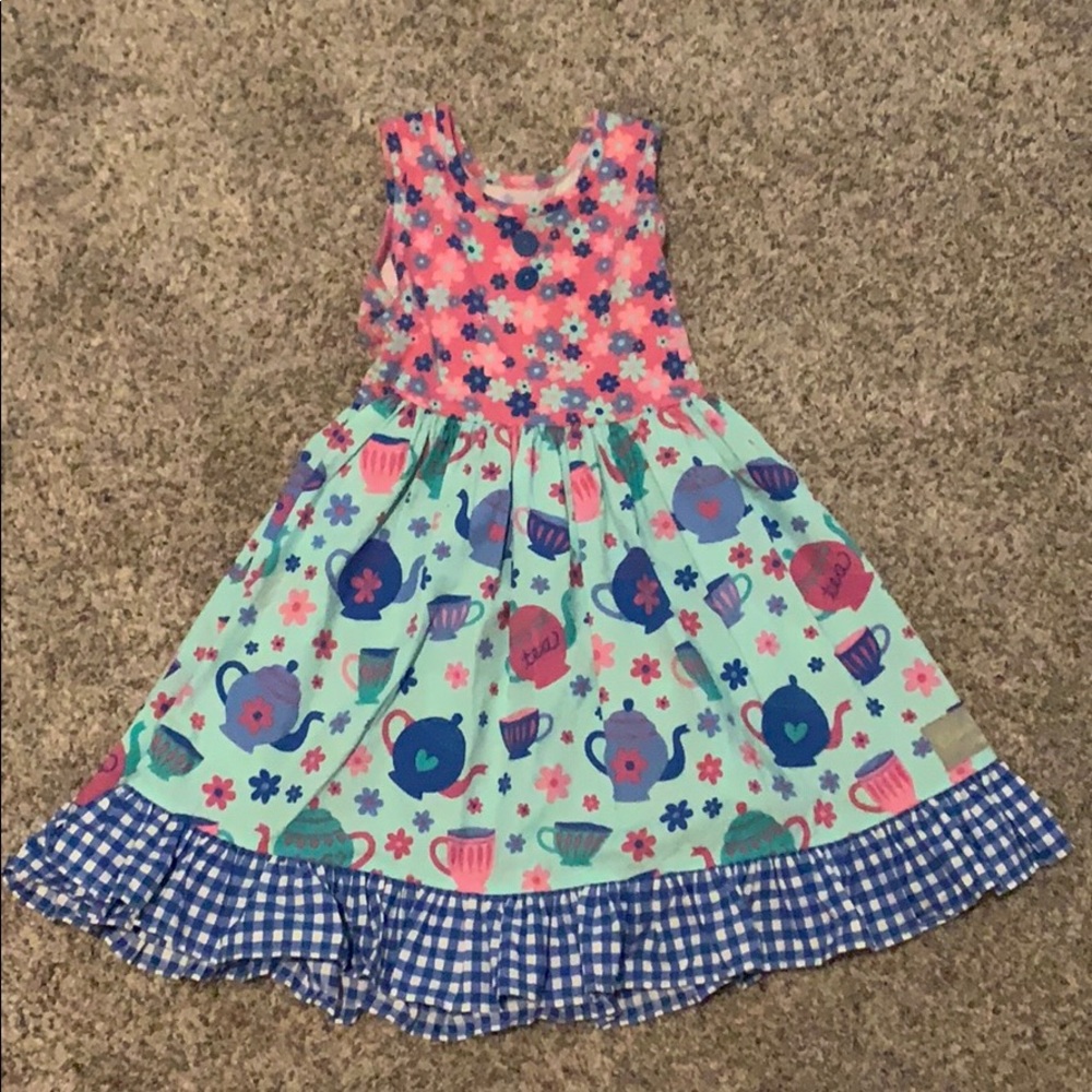 Eleanor Rose Tea Party Dress (Size 6-7)